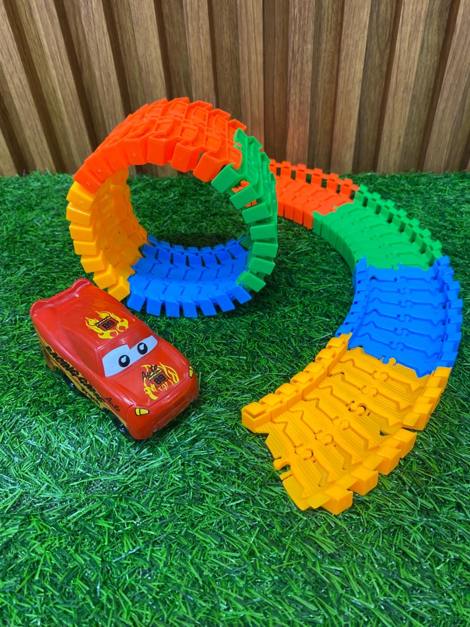 Miniatura 4 de Pista Neon De 28 cm Con Carro